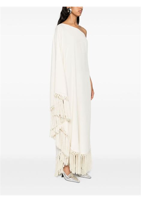 White Arno fringed maxi dress Taller Marmo - women TALLER MARMO | TMPF2410101